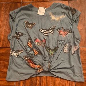 NWT Free People Butterfly Top
